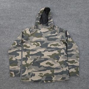 UNRL Hoodie Mens Medium Grey Camo Crossover II Performance Sports Hunting Golf